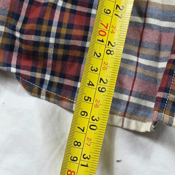 Orvis Classic Collection Mens XL Multicolor Plaid Button Up Long Sleeve Shirt - Picture 9 of 9